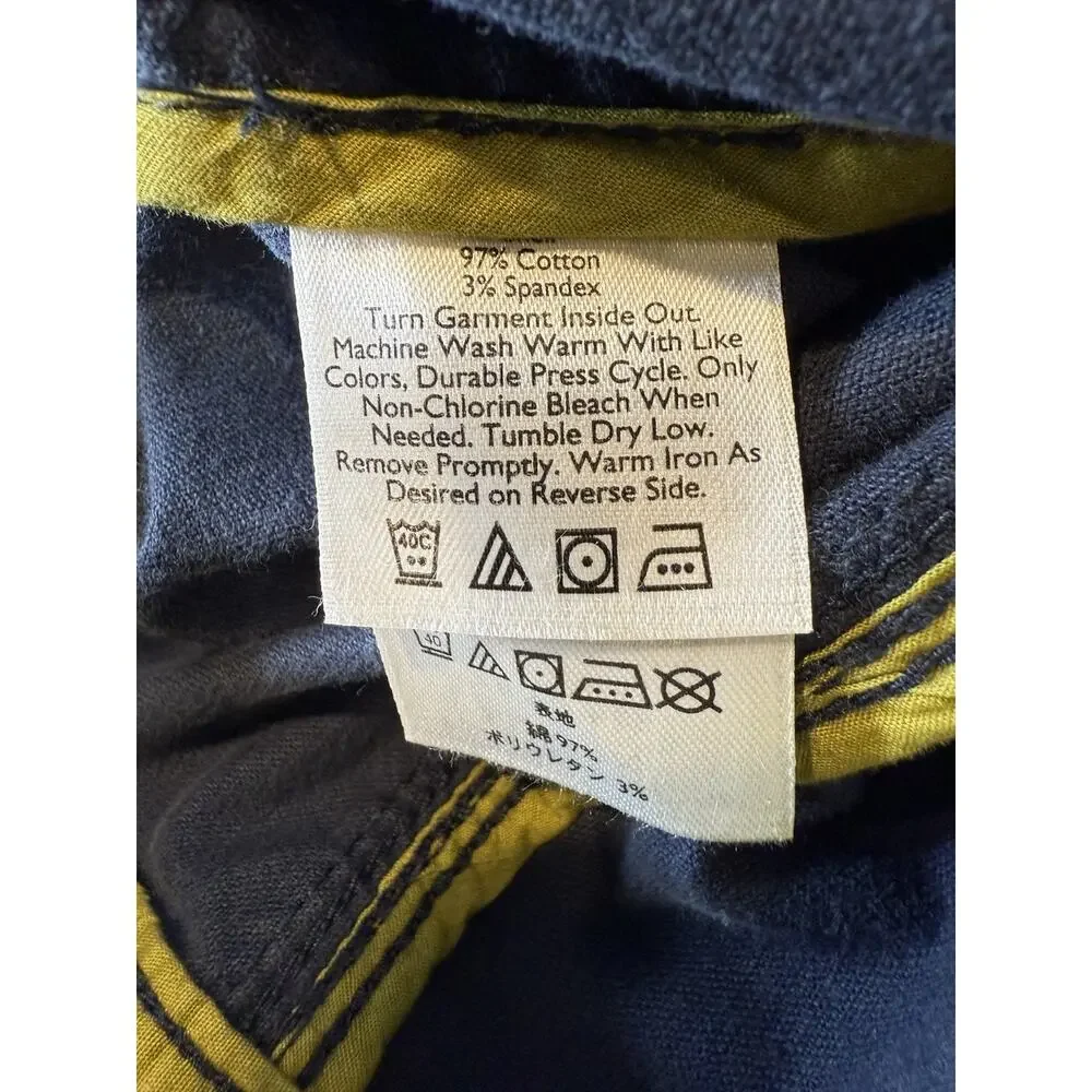 Eddie Bauer Corduroy Jacket Womens XL Tall Blue Utility Ranch‎ Outdoors Chore